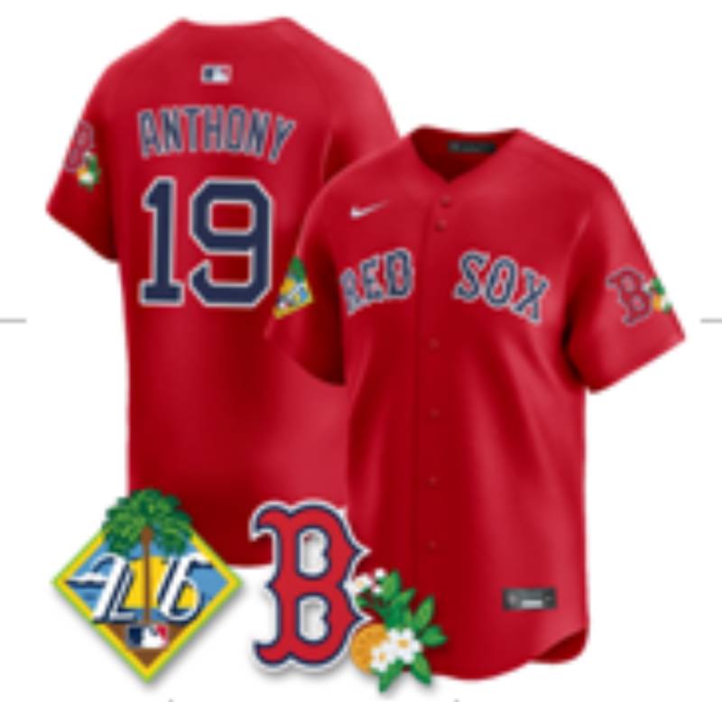 2026 Men Boston Red Sox #19 Anthony red Nike MLB Jersey 040100